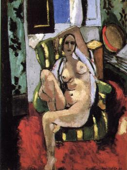 Henri Emile Benoit Matisse : odalisque with a tambourine